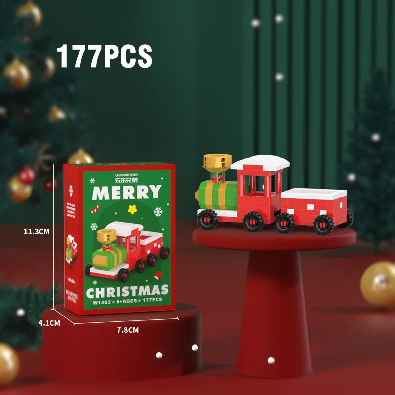Christmas Micro Building Blocks Set