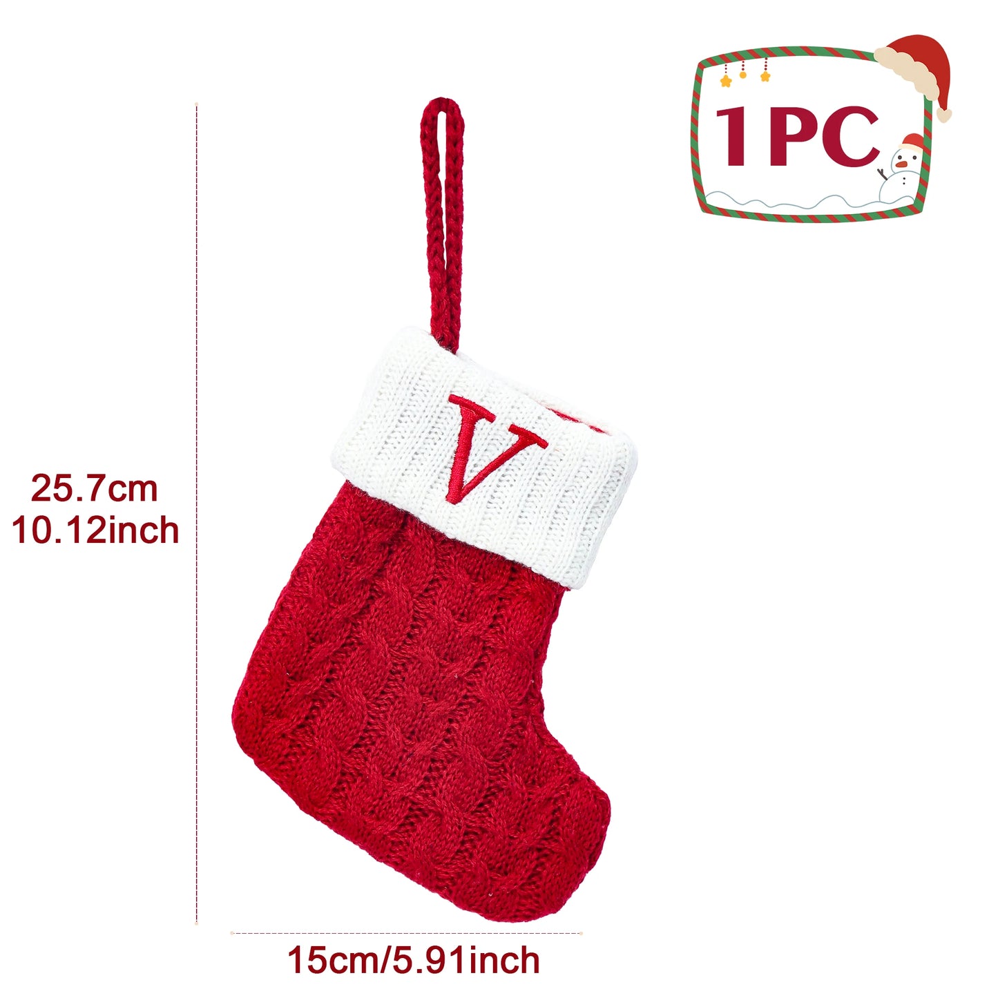 Knitted Christmas Socks