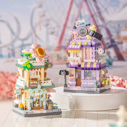 Flower Shop Building Block Set