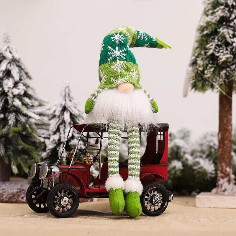 LED Faceless Gnome Doll Christmas Decoration