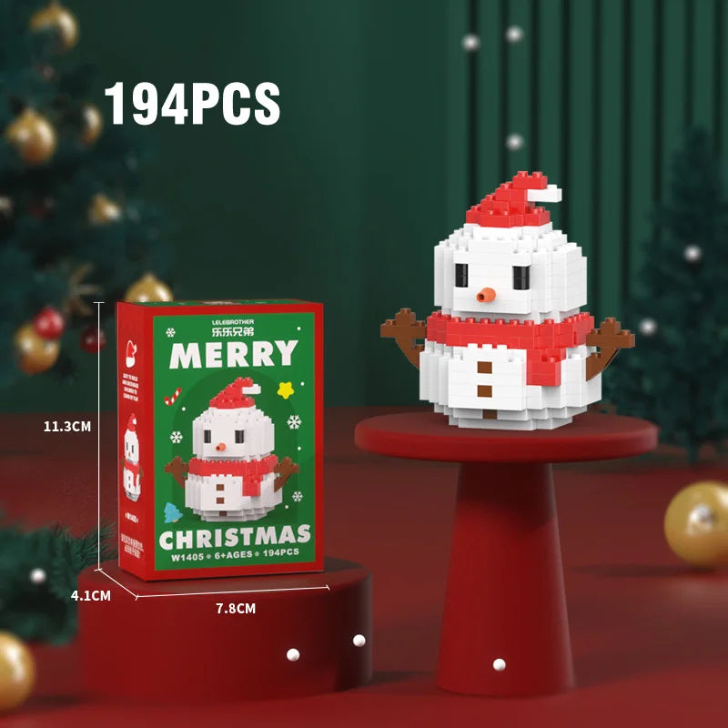 Christmas Micro Building Blocks Set