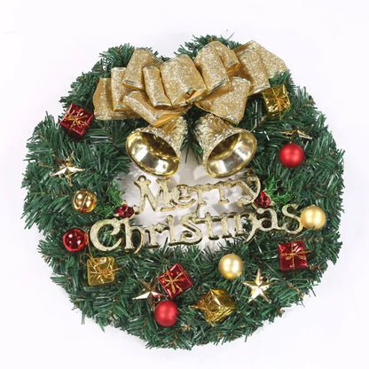 Artificial Green Christmas Wreath Garland Holiday Decoration
