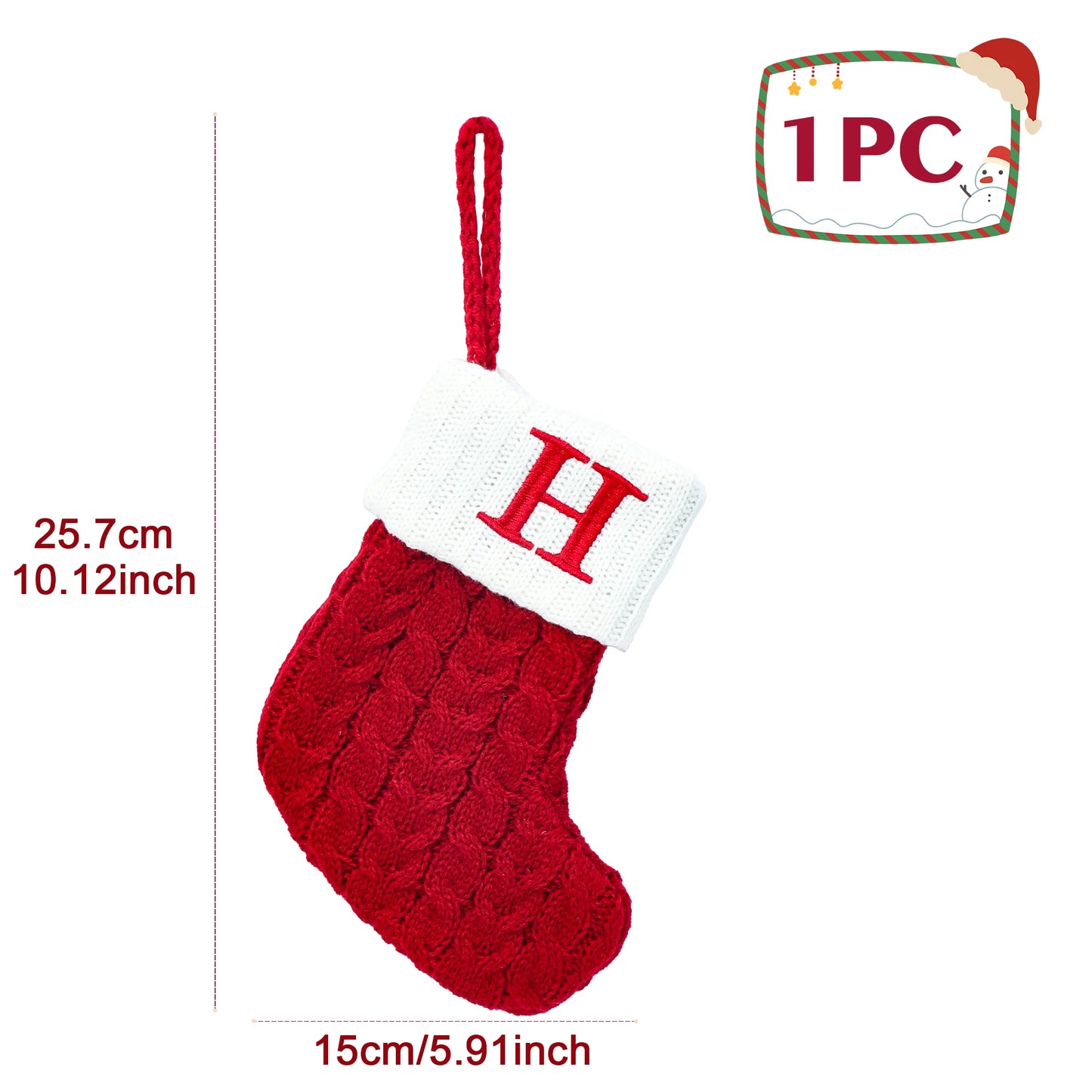 Knitted Christmas Socks