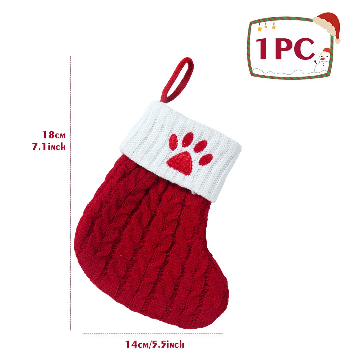 Knitted Christmas Socks