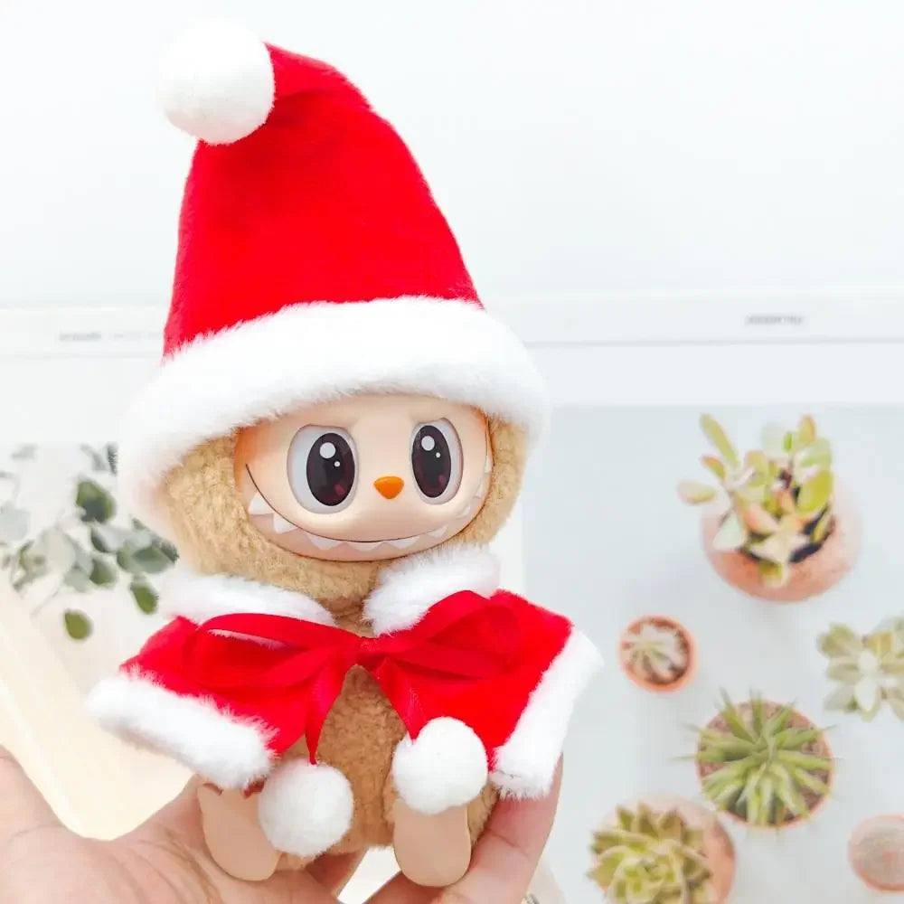 Mini Christmas Plush Doll Clothes Outfit