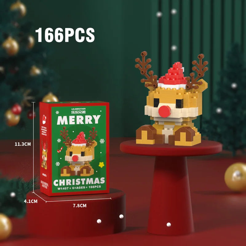 Christmas Micro Building Blocks Set