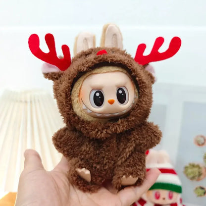 Mini Christmas Plush Doll Clothes Outfit