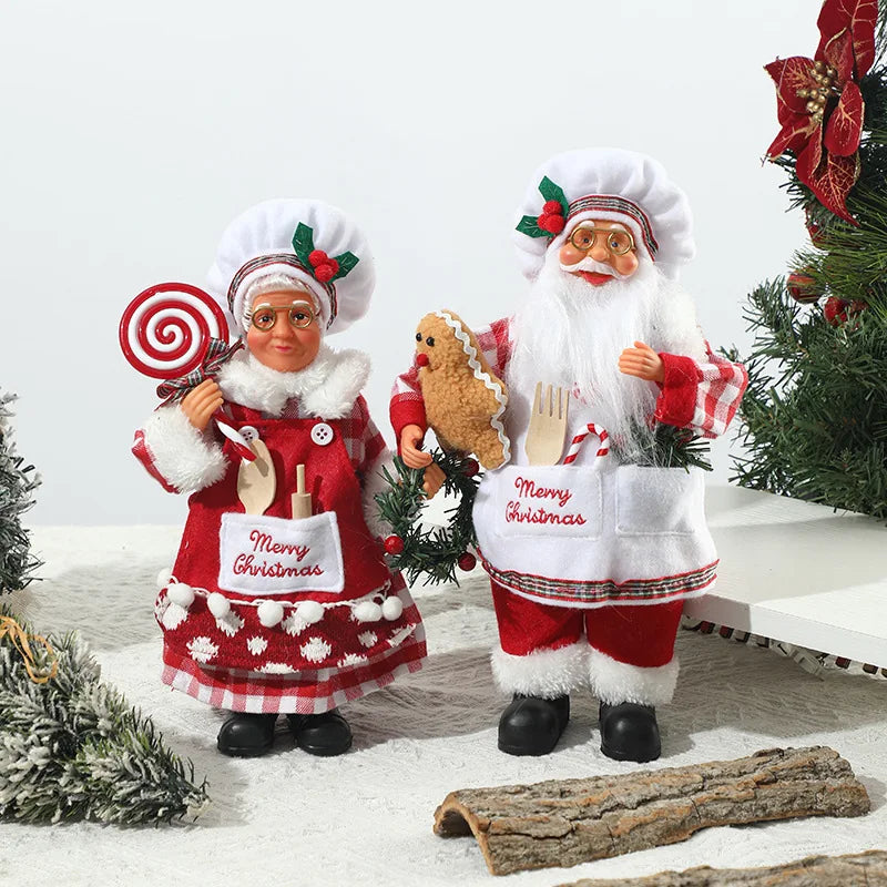 12 Inch Standing Santa Claus Figurine Christmas