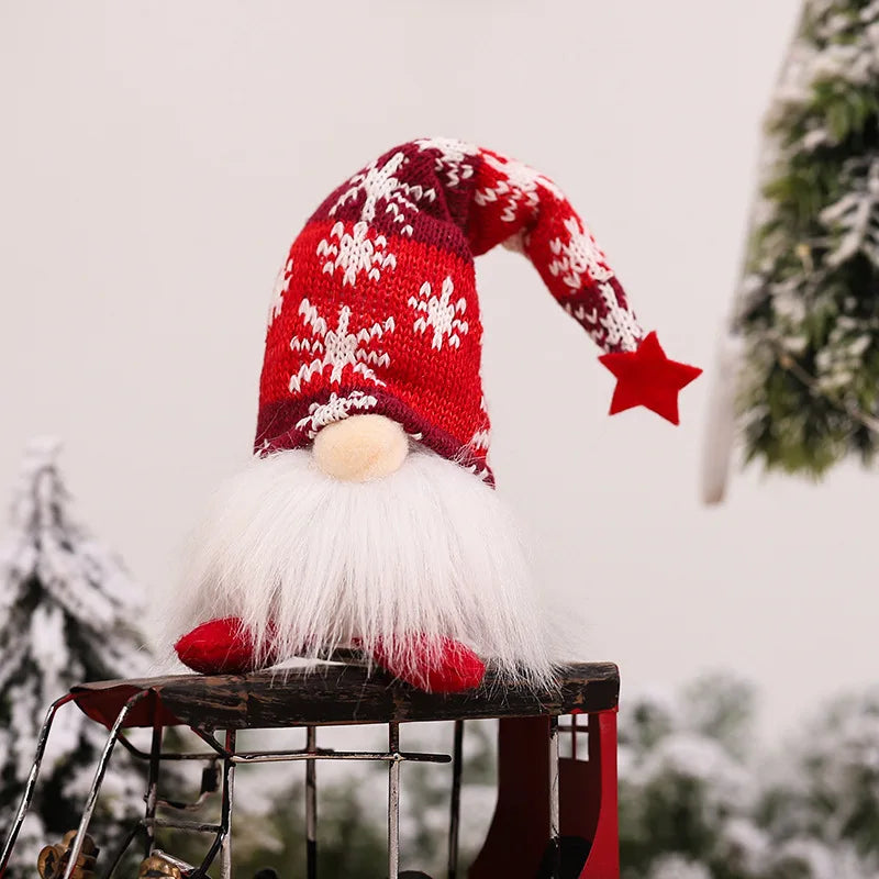 LED Faceless Gnome Doll Christmas Decoration
