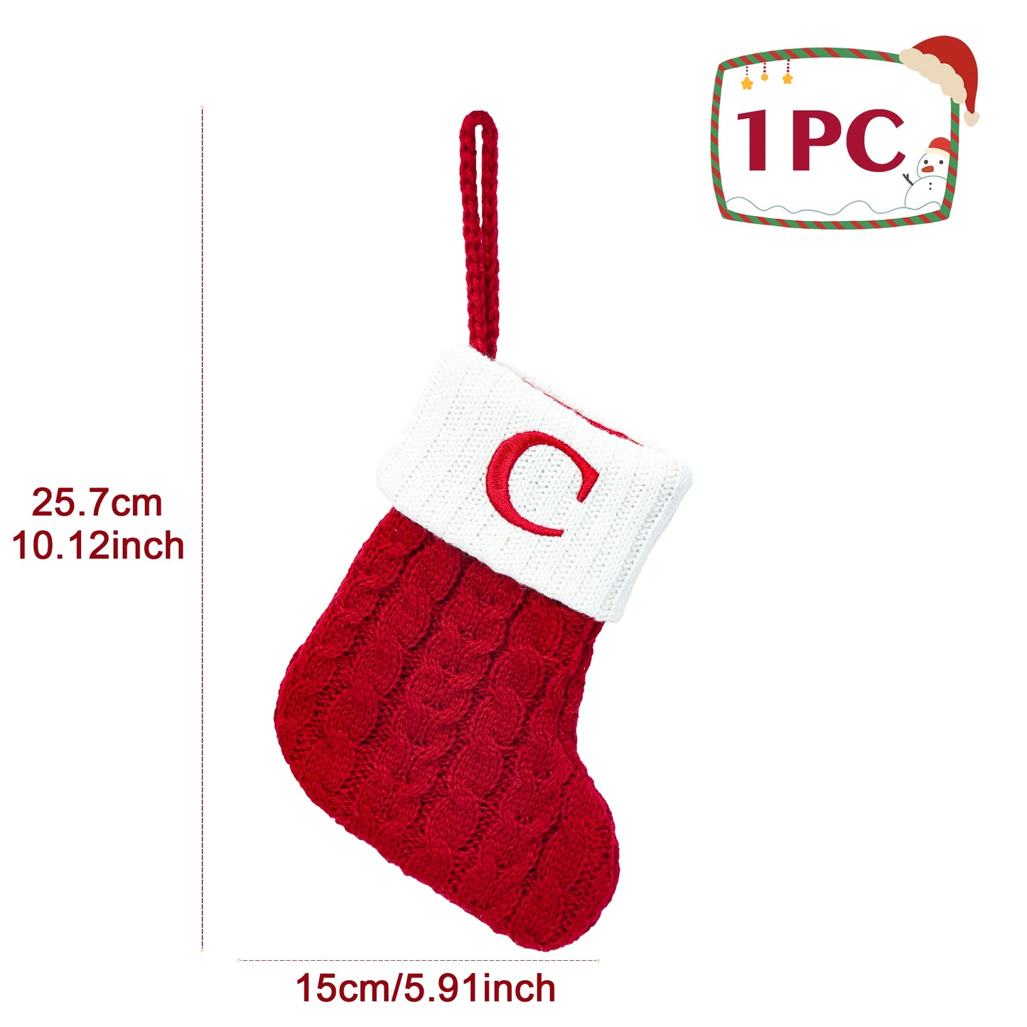 Knitted Christmas Socks