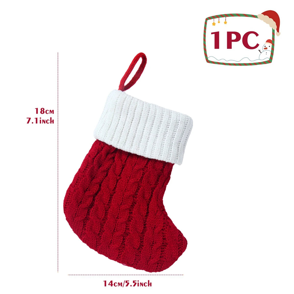 Knitted Christmas Socks