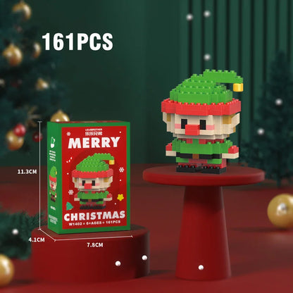 Christmas Micro Building Blocks Set