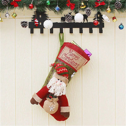 Large Cloth Christmas Stocking Gift Bag