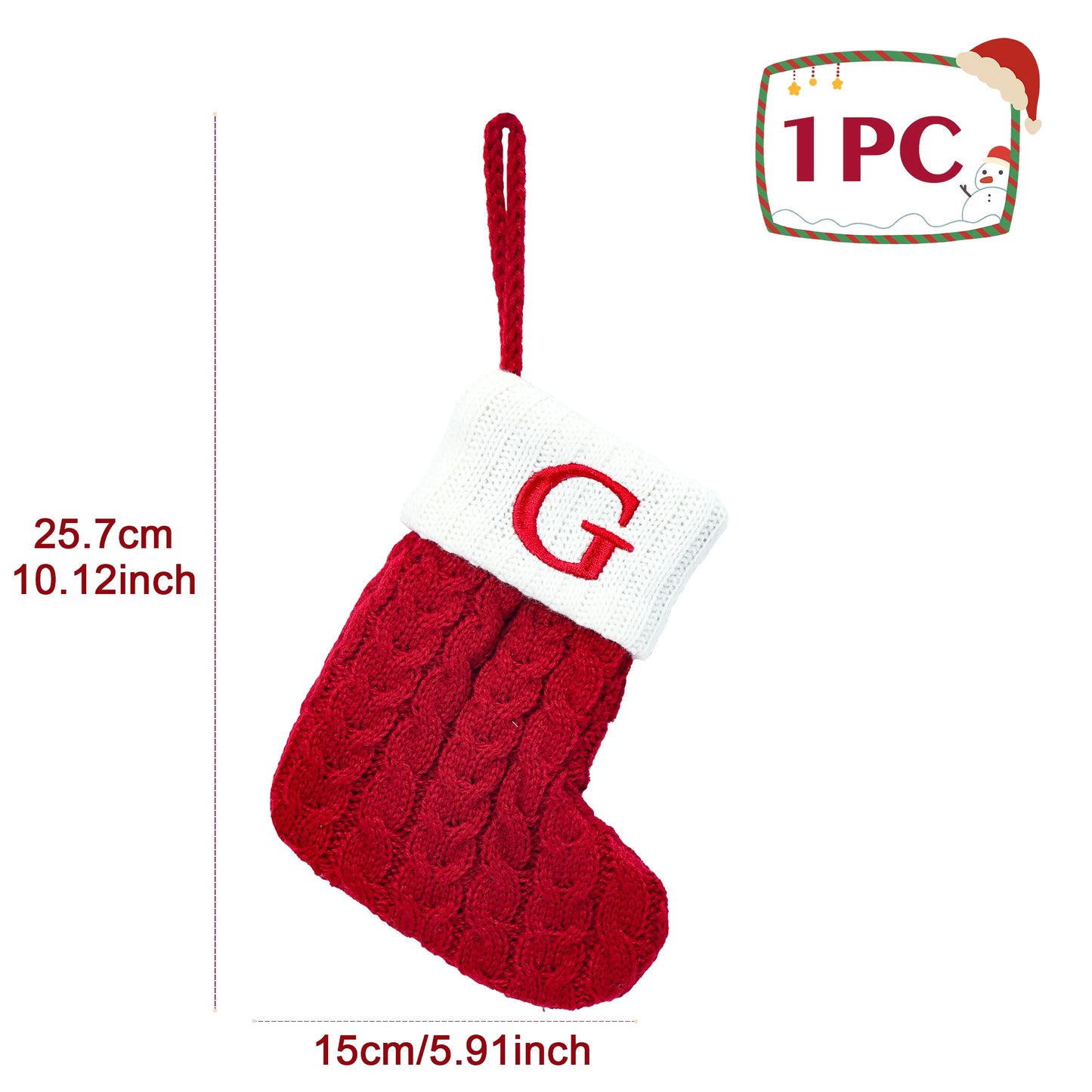 Knitted Christmas Socks