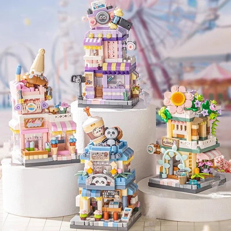 Flower Shop Building Block Set