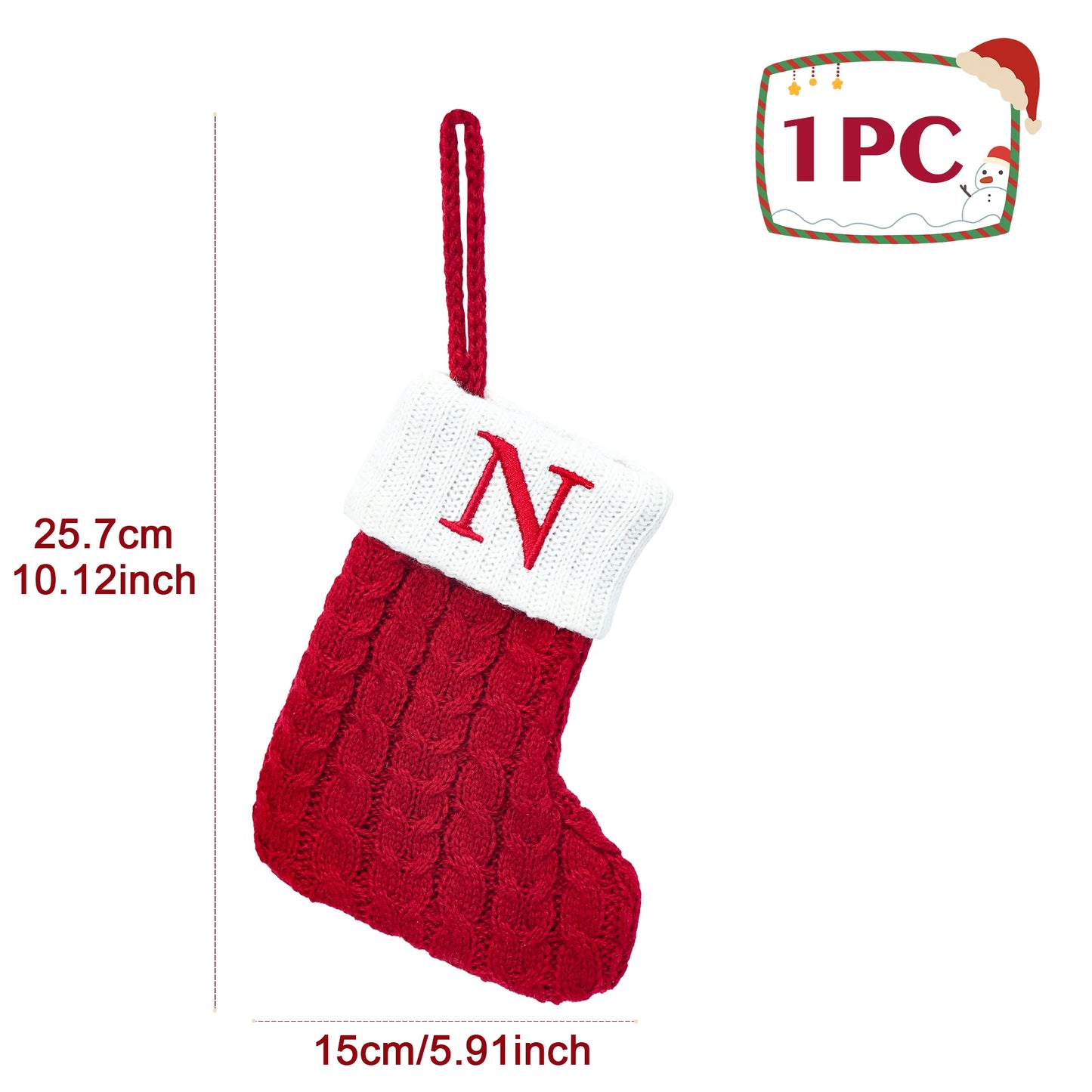 Knitted Christmas Socks
