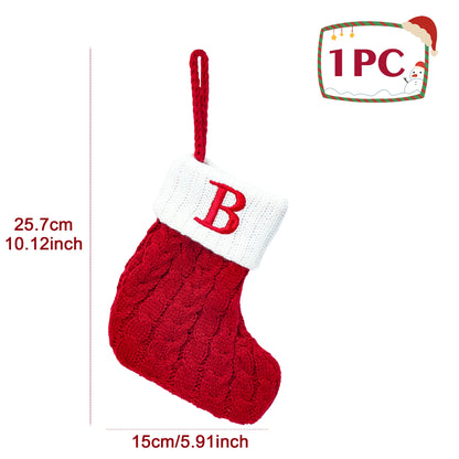 Knitted Christmas Socks