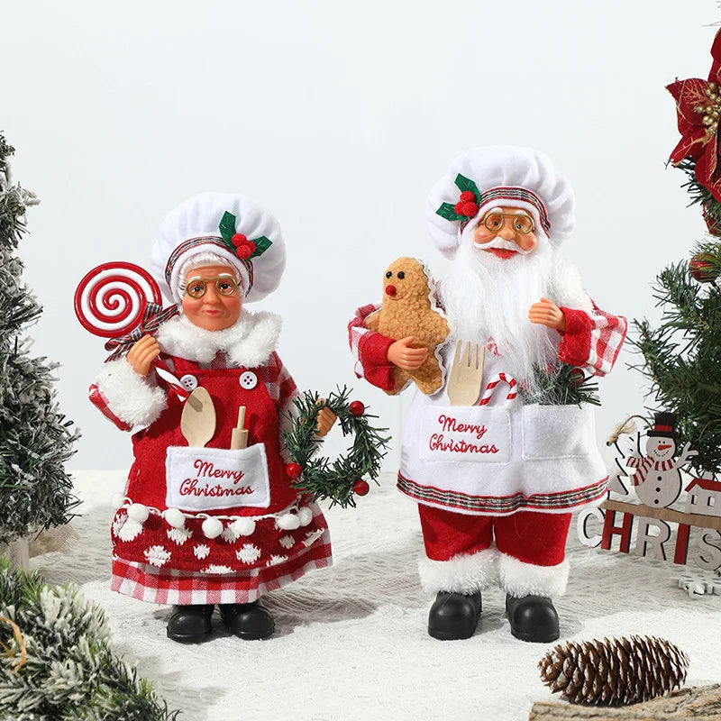 12 Inch Standing Santa Claus Figurine Christmas
