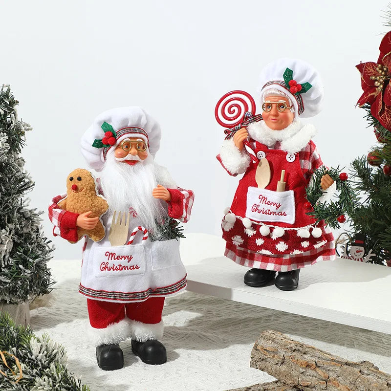 12 Inch Standing Santa Claus Figurine Christmas