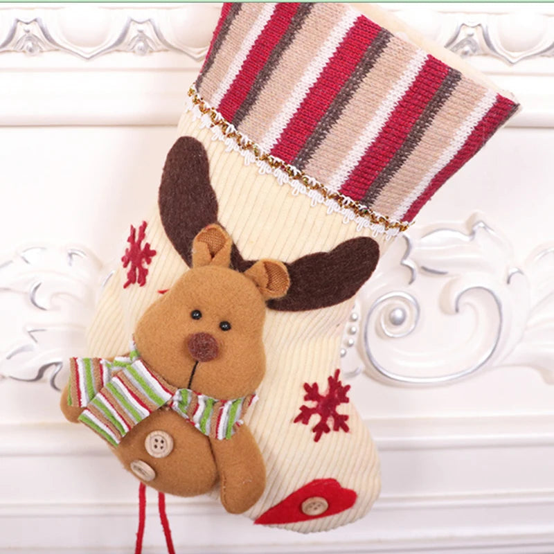 Santa Claus Snowman Christmas Socks