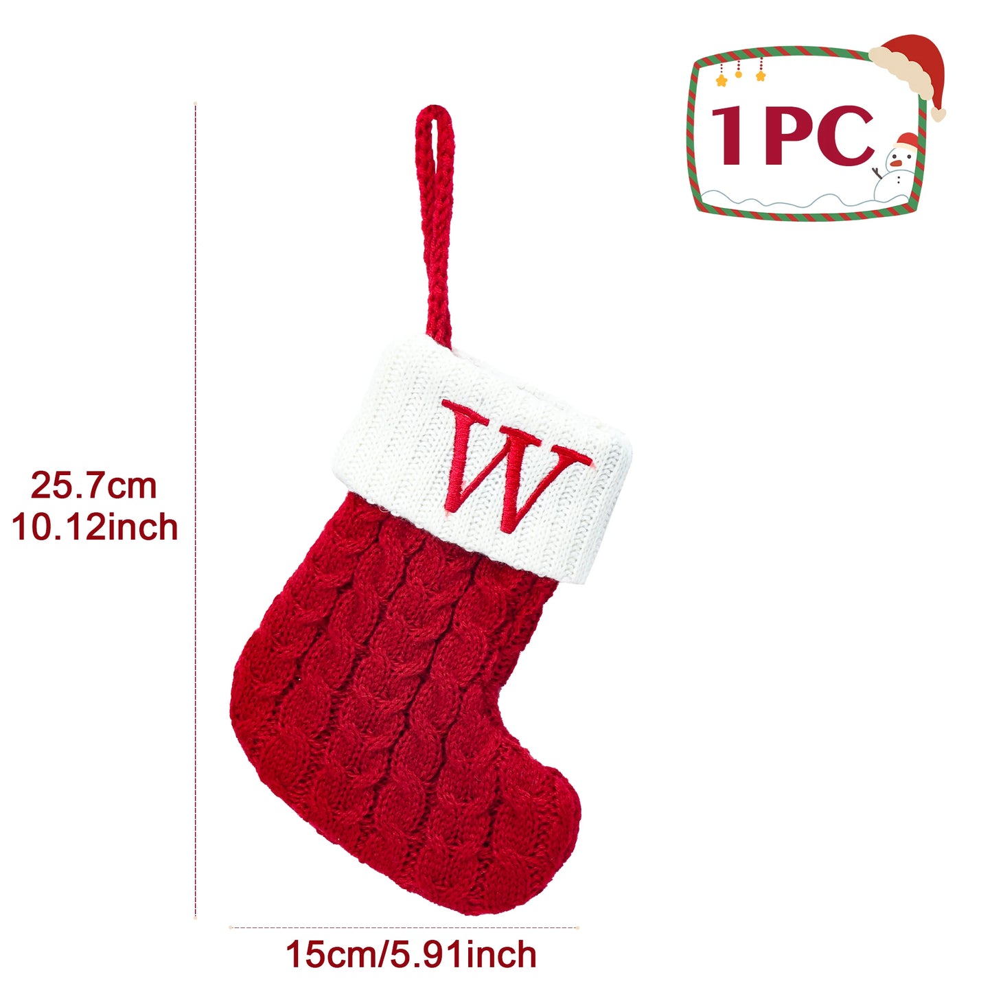 Knitted Christmas Socks