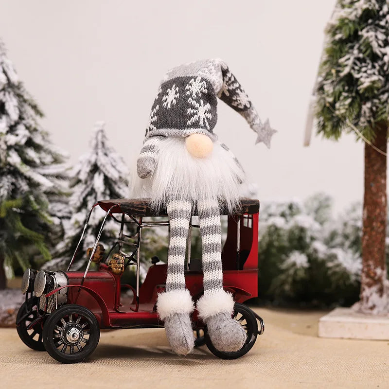 LED Faceless Gnome Doll Christmas Decoration