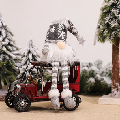 LED Faceless Gnome Doll Christmas Decoration
