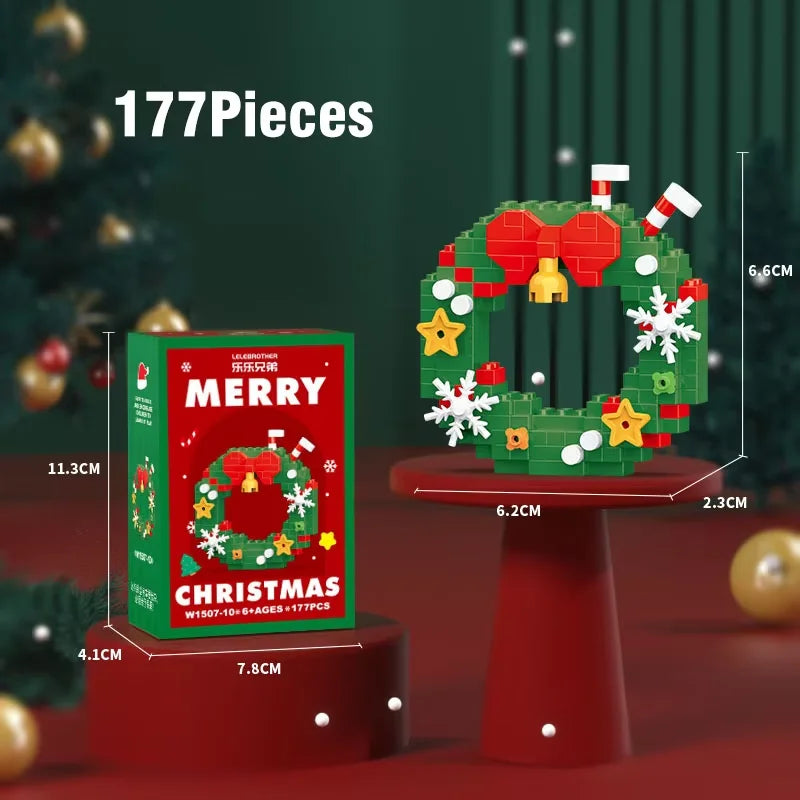 Christmas Micro Building Blocks Set