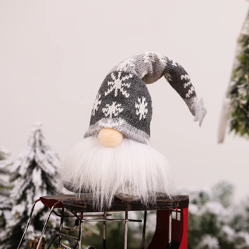 LED Faceless Gnome Doll Christmas Decoration