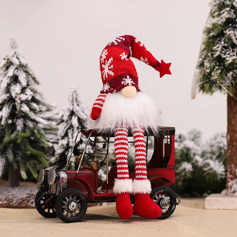 LED Faceless Gnome Doll Christmas Decoration