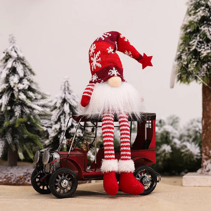 LED Faceless Gnome Doll Christmas Decoration