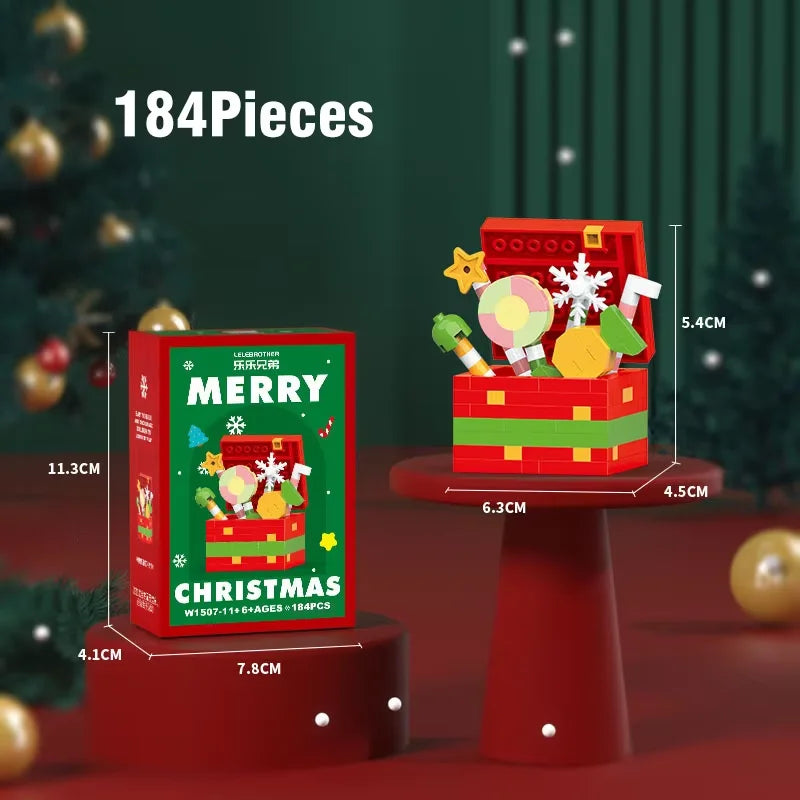 Christmas Micro Building Blocks Set