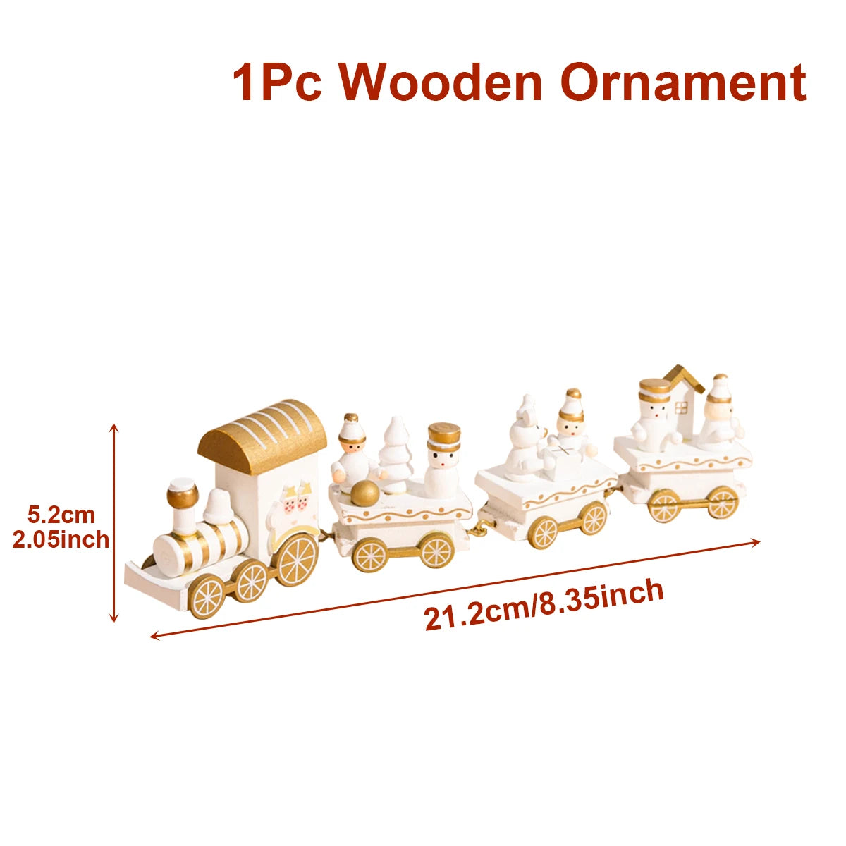 Christmas Train Ornament Decorative Holiday Display