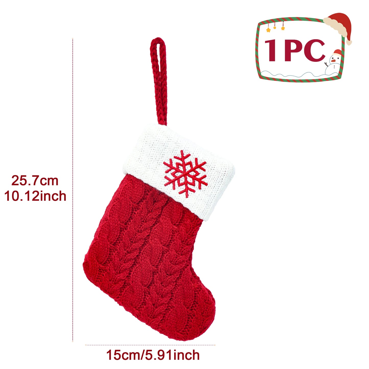 Knitted Christmas Socks