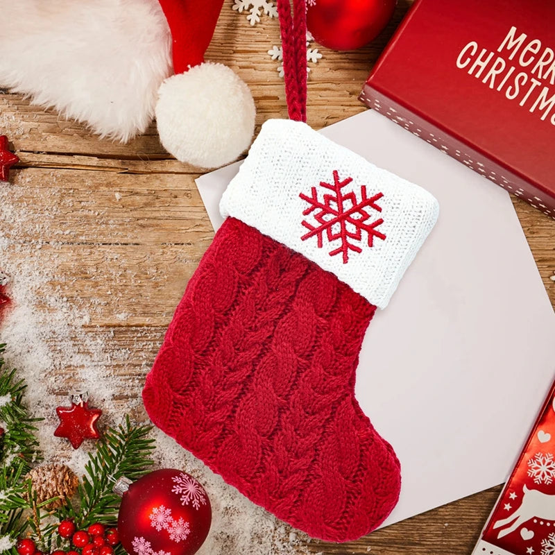 Knitted Christmas Socks